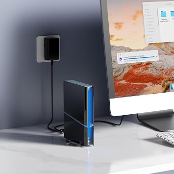 BX100 24TB USB 3.2 Gen 2 USB-C External Hard Drive for Windows or MacOS Desktop PC/Laptop