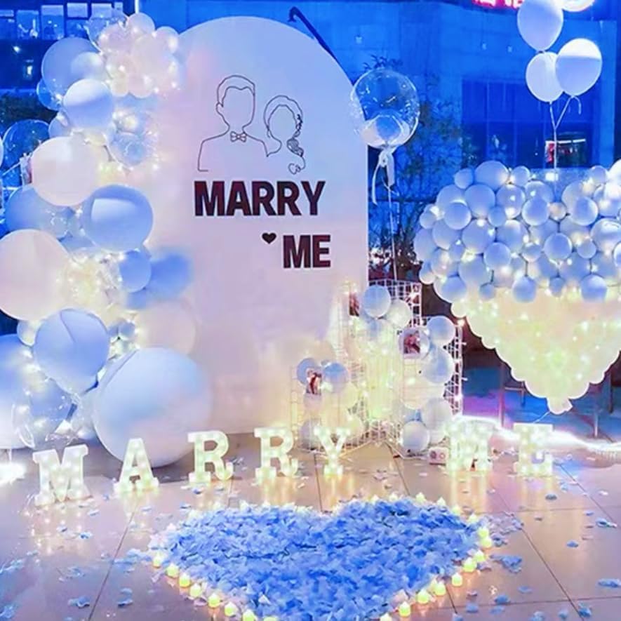 Miniatura 6 de 1000 pétalos de rosa artificiales para boda, noche romántica para élella, compromiso, decoraciones de flores, eventos, fiestas, a granel, azul rey