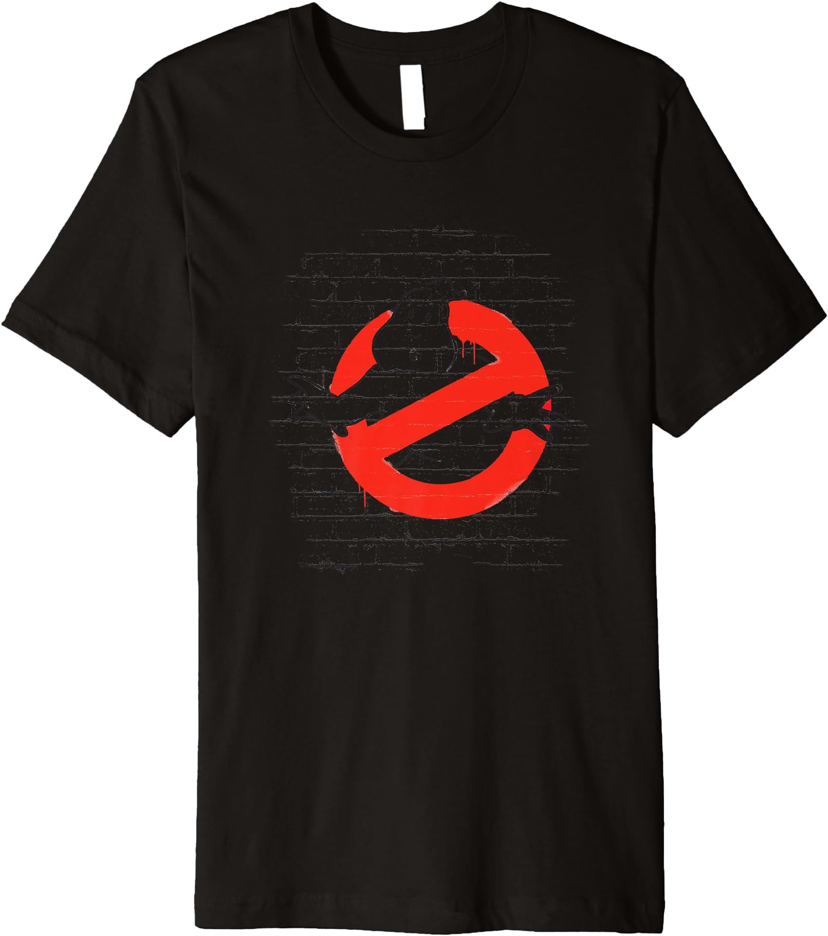Ghostbusters Logo Stencil on Brick Premium T-Shirt