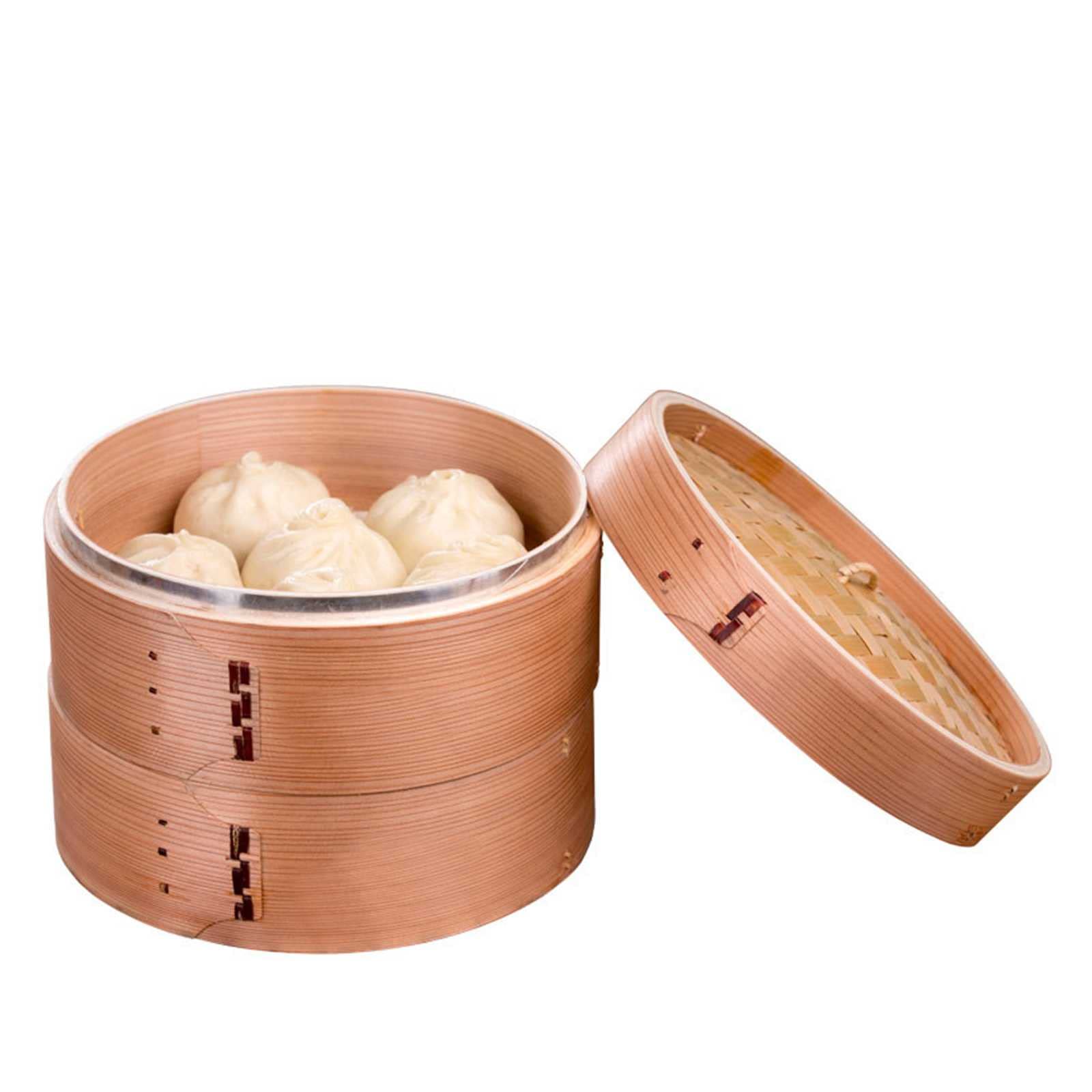 新品せいろ Amazon｜新しい 2022 せいろ蒸し器 竹セイロ 本体2個・蓋1個 せいろ