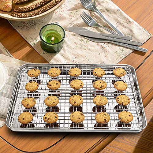 Plaque de cuisson avec grille en acier inoxydable Wildone 40x30 cm - 8