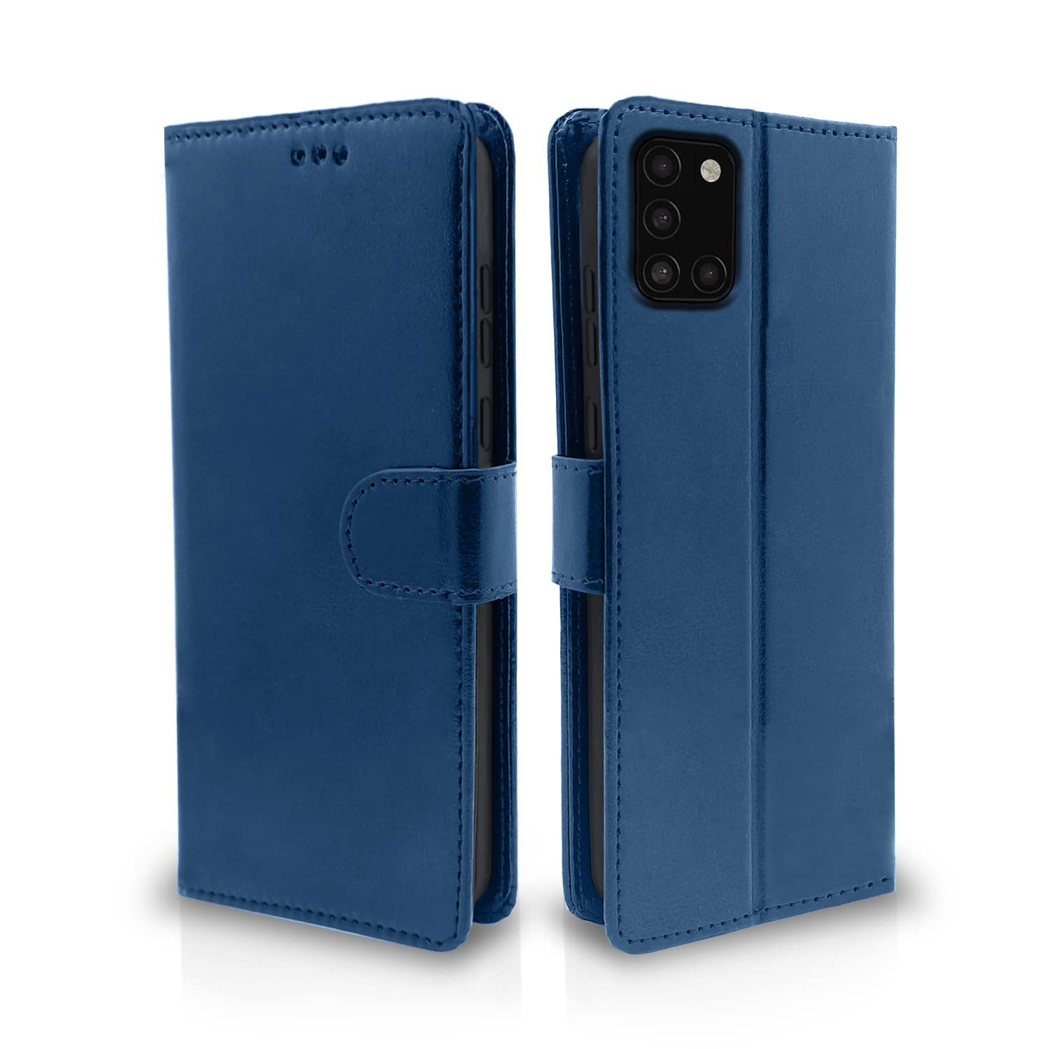 Pikkme Samsung Galaxy A31 Flip Cover Magnetic Leather Wallet Case Shockproof TPU for Samsung Galaxy A31 (Blue) (B08KNZ3XHX) Amazon Price History, Amazon Price Tracker