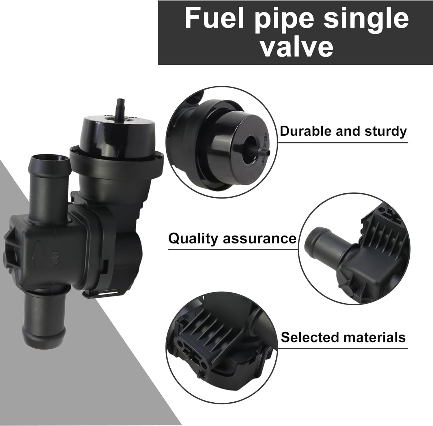 MUNIK 2742002451 Fuel pipe single valve for Mercedes-Benz CLS260, C200, C300, E200, E260, E300, GLC260, GLC300, SLC200, SLC300 Peat# 2742002451