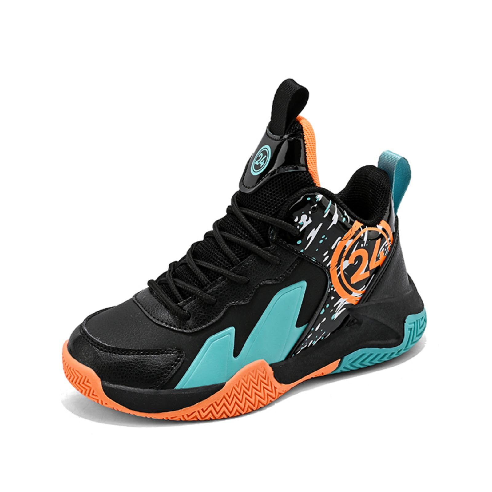 Chaussures de Basket - Ball antidérapantes Chaussures de Sport légères et Confortables pour Enfants, Chaussures de Course à la Mode
