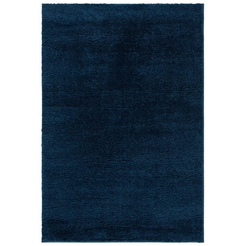 Image of Shaggy Area Rug - Extra Plush Luxury Carpet, Super Soft & Cozy Feel| Perfect for Living Room, Bedroom, and Stylish Home Decor- Blue (7 x 10 ft)