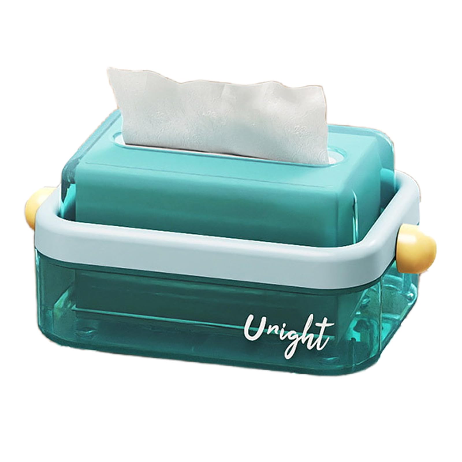 Modern Lift Function Tissue Dispenser Multipurpose Storage Container for Kitchen Countertops Bathroom Conceit Organization Kitchen Countertop Storage