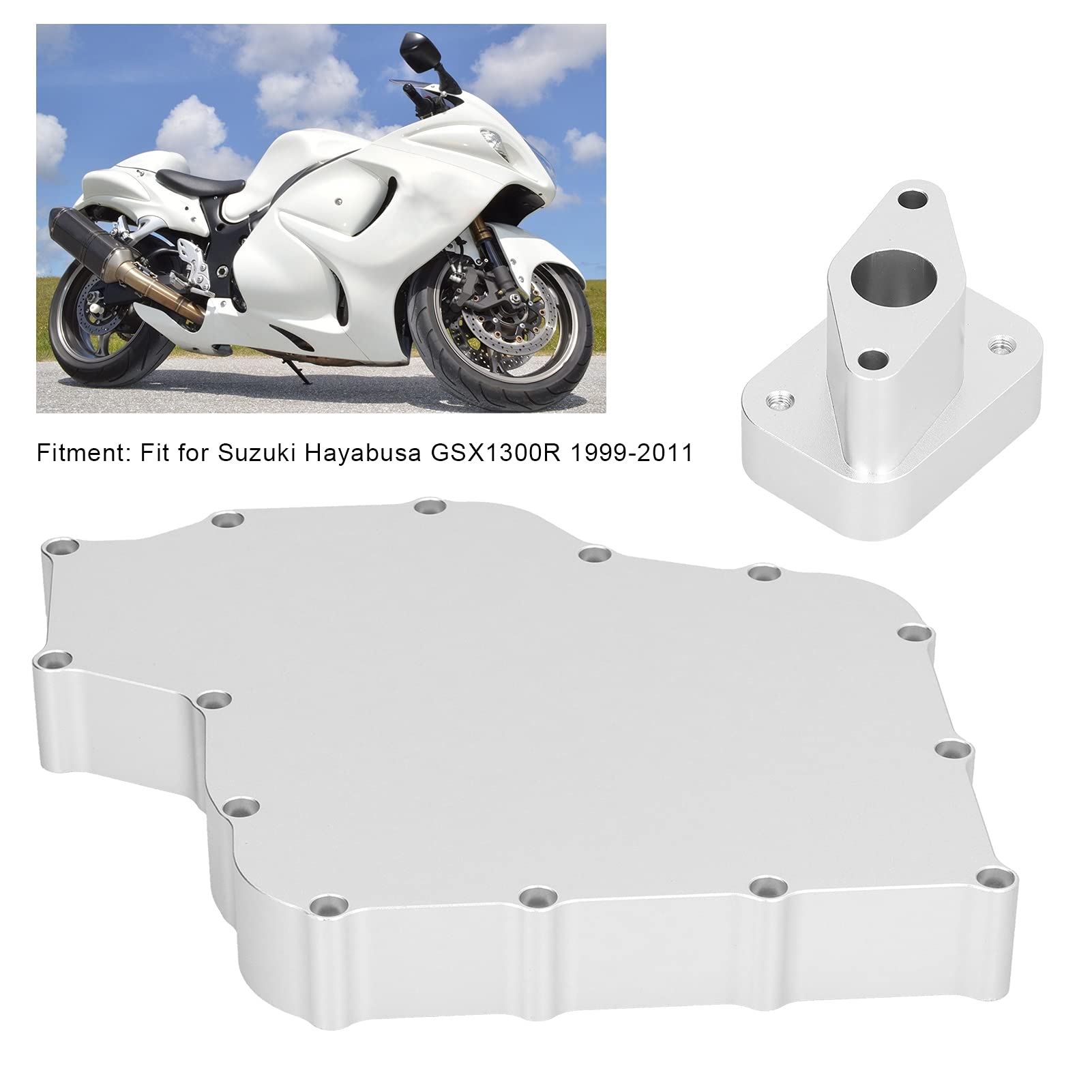 KIMISS Coppa dell'Olio in Alluminio CNC per GSX1300R 1999-2011 - Tappo Scarico Olio e Guarnizione - Automotive/Parti di Ricambio/Motori e Parti Motore/Motore/Tappi Scarico Olio