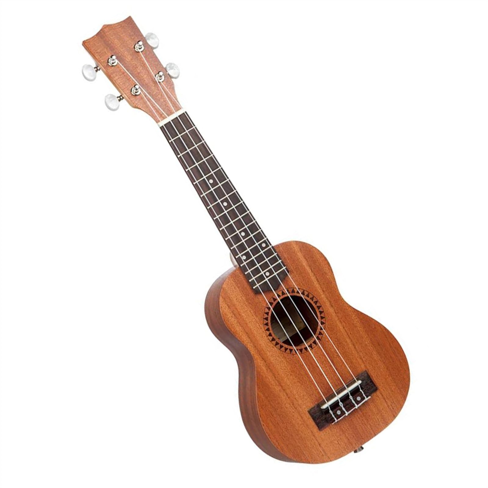 Professional Ukeleles 21 Inch Ukelele 15 Frets Rosewood Fretboard Sapele Wood Body 4 String Mini Ukelele Guitar
