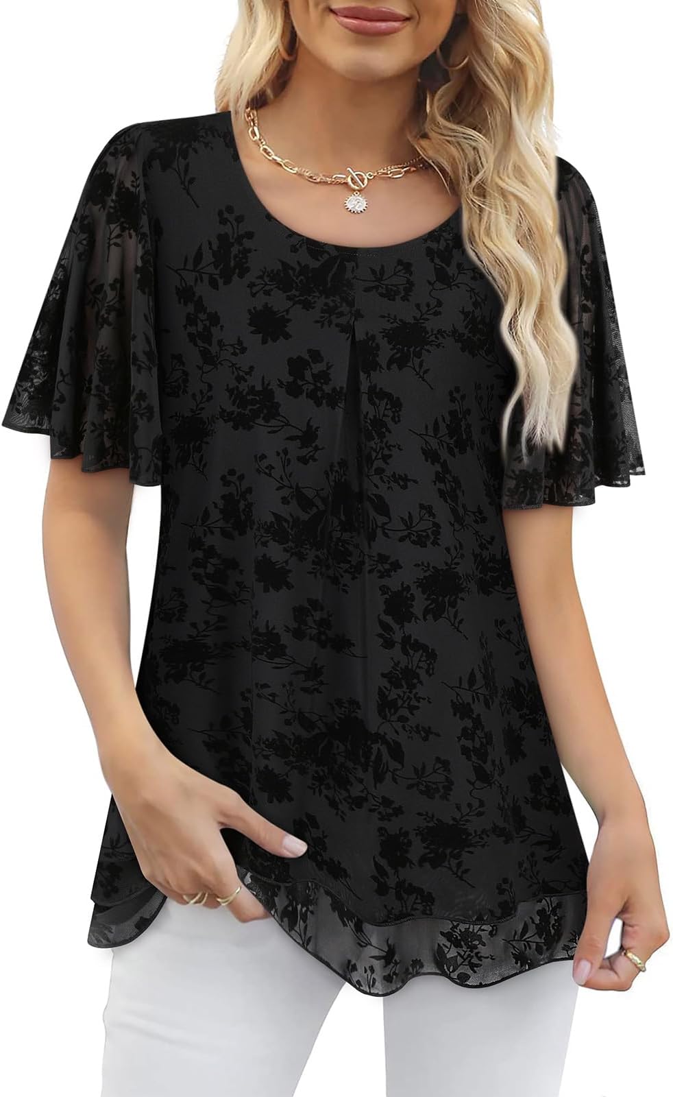 LuraneeShort Sleeve Blouse