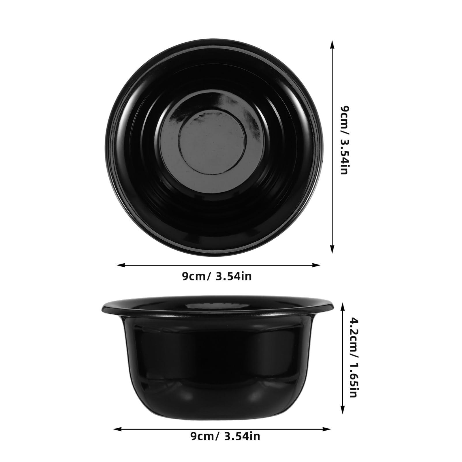 SHERCHPRY Shaving Soap Cup for Men Lightweight Reusable Shaving Bowl for Creating Lather for Smooth Portable Plastic Design