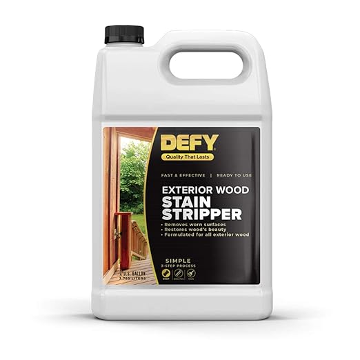 DEFY Exterior Wood Stain Stripper, 1 Gallon Household Wood Stains