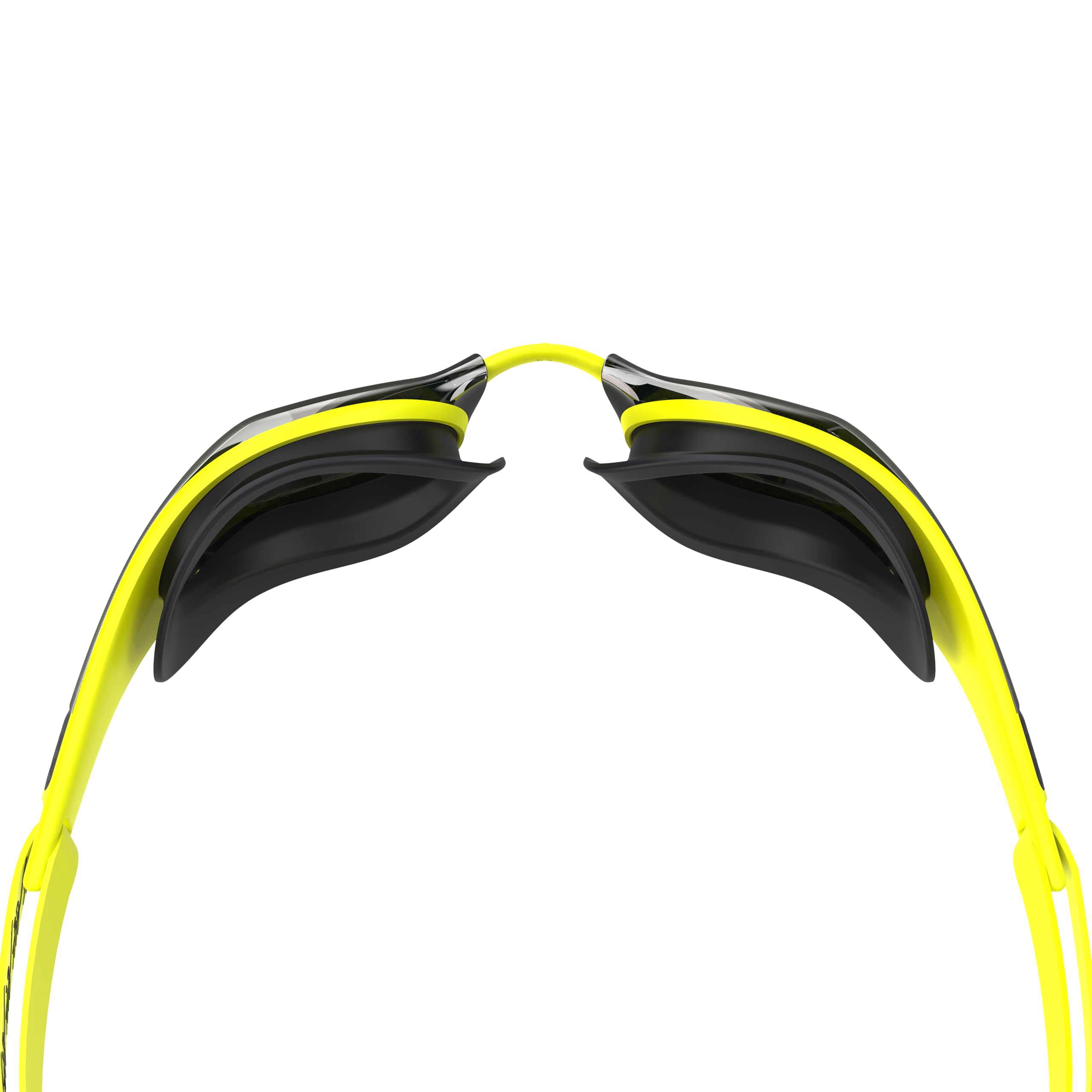 Speedo Unisex Fastskin Pure Focus gogle pływackie | gogle wyścigowe | przeciwmgielne | zapobiegające wyciekom, Hyper YeLow/kobalt/szmaragd, jeden rozmiar