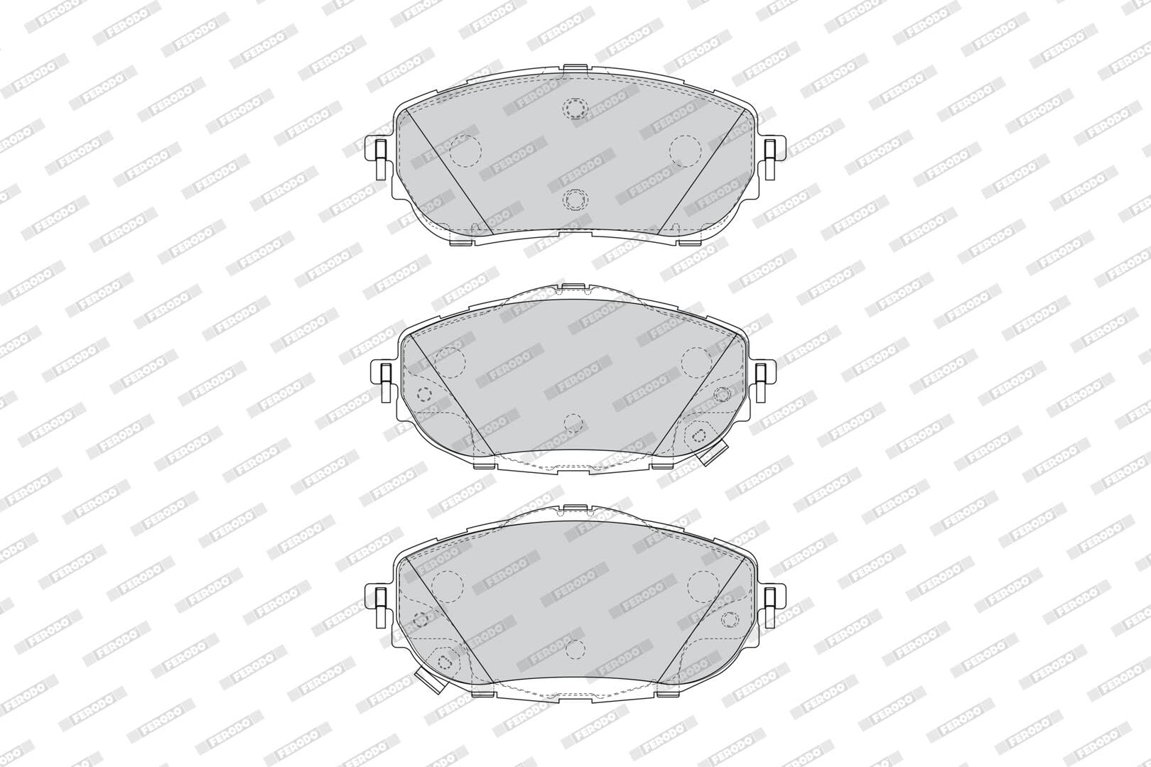 FERODO Kit pastiglie freni Anteriore con segnalatore acustico usura con accessori FDB4648 Compatibilità con TOYOTA AURIS NZE18, ZRE18 Auris Station Wagon E18 COROLLA Tre volumi E15 | Compatibile con: TOYOTA AURIS, AURIS Kombi, COROLLA Stufenheck