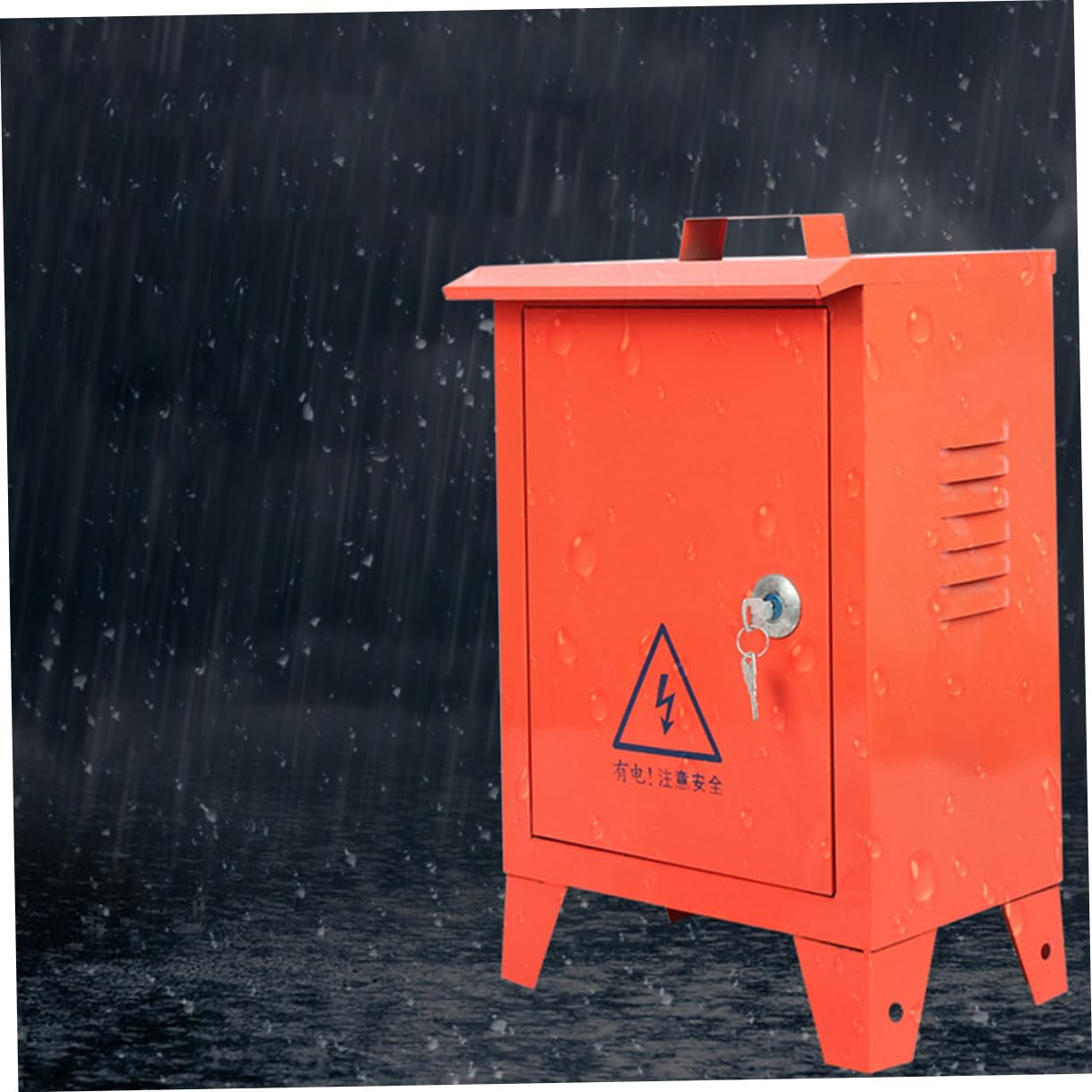 Mobiler Stromverteilerkasten für Außenbereiche Wetterfest aus Eisen | Schlankes Kompaktes Design, Verschleißfest, für Fabriken und Krankenhäuser