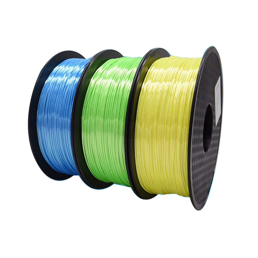 Hello Wysokowydajny filament PLA 1,75 mm / filament do drukarek 3D / wygląd jedwabiu, złoty, srebrny, czerwony, miedziany, kolor metaliczny / opcjonalny (1 kg) używany do drukarek 3D i pisaków 3D