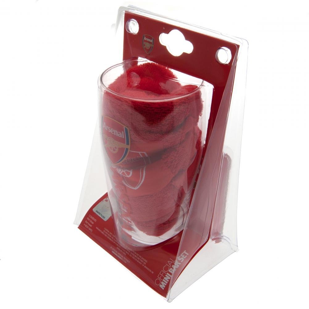 Arsenal FC Football Club Mini Bar Set Ufficiale Football Merchandise