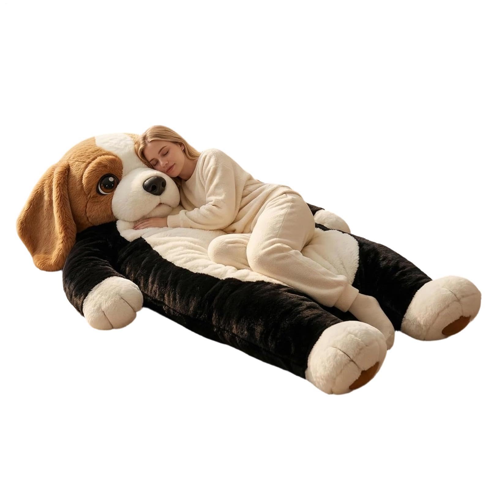 Dog Sleeping Bag for Adults, Adult Animal Sleeping Bag, Giant Plush Envelope Design for Camping & Sleepovers, Dog Themed Warm Blanket For Home, Camping, Travel Living Room Dorm — view 13