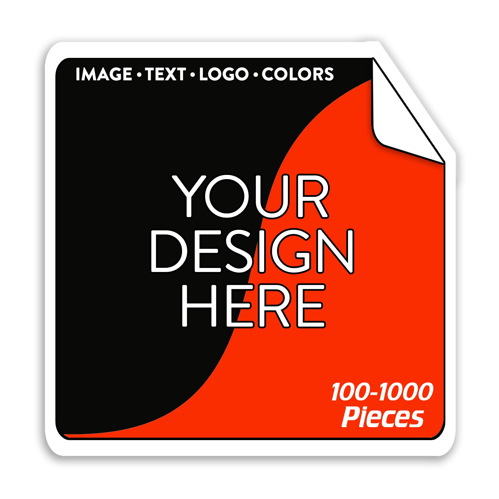 5-1000 Custom Vinyl Stickers - Upload Your own Image, Text, Design, Logo - Personalized Logo Labels for Handmade, Packaging, Bottle, Jars, Candle,