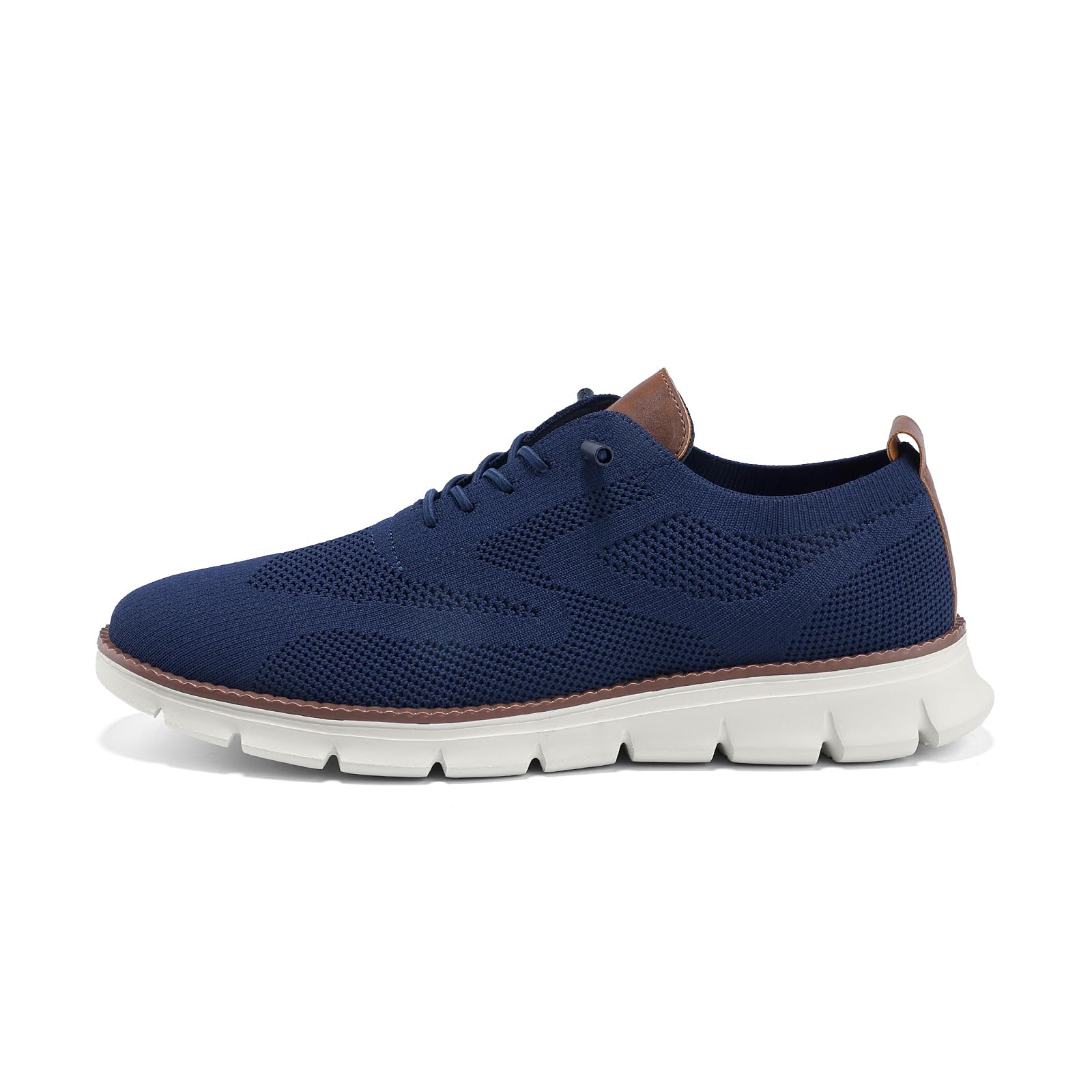 Wearbreeze - Scarpe da ginnastica Oxford da uomo, casual, leggere, con lacci, per lavoro, viaggi e spostamenti quotidiani