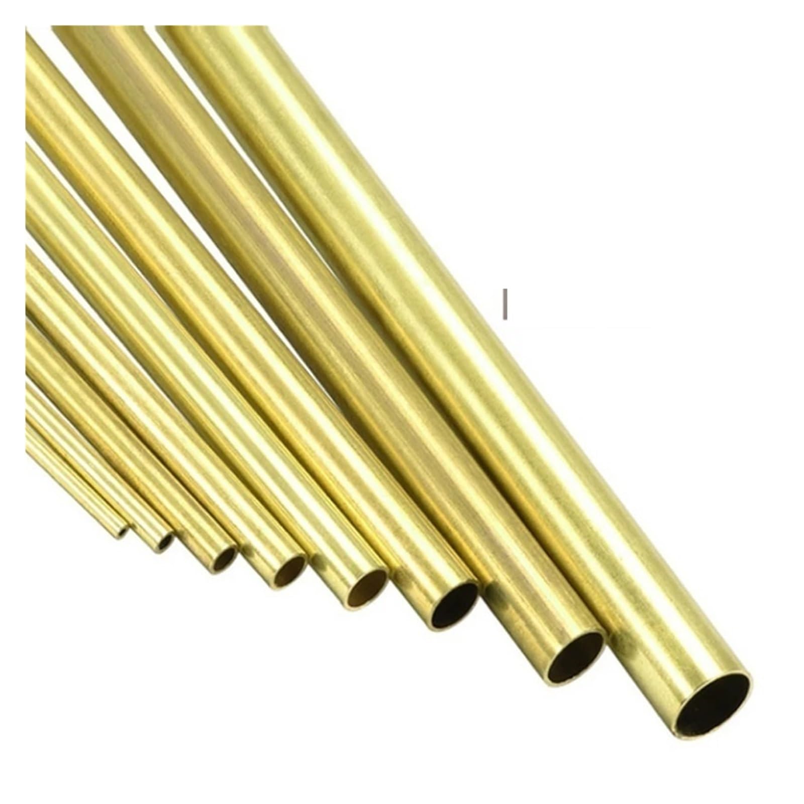 1 Stück Messingrohr 200 mm Länge gerades Rohr Kupferrohr dünnwandig, Modellbau-Schneidwerkzeug(24 x 22mm)