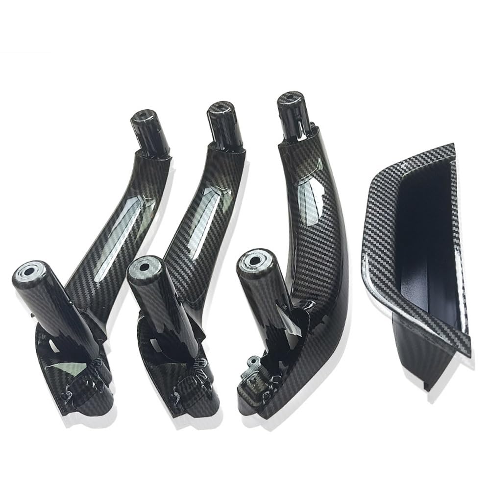 Jwlygmd Rhd Set Carbon Rhd Interior Door Pull Handle Armrest Panel Cover For Bmw X3 X4 F25 F26 2010-2016(Rhd Set Carbon)