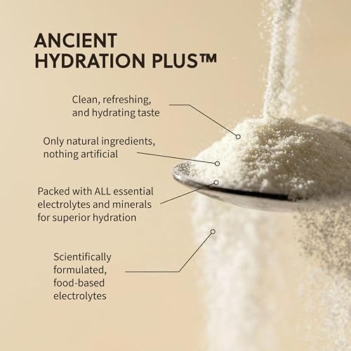 Miniatura 2 de Ancient Hydration Plus - Electrolitos diseñados para apoyar el ayuno  Fórmula limpia a base de alimentos con agua de coco, minerales marinos y