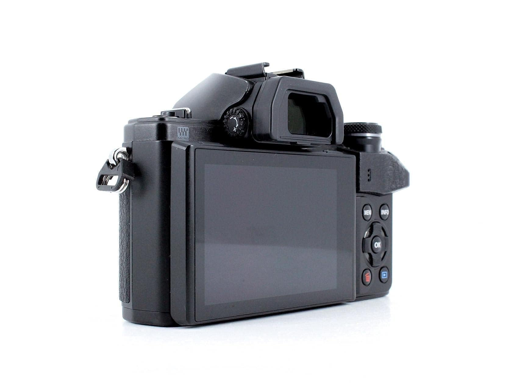 Olympus Telecamera OM-D E-M10 mark II (16 megapixel, stabilizzatore d'immagine VCM a 5 assi, mirino elettronico, con OLED da 2,36 milioni di punti, full-HD, Wi-Fi, involucro metallico), il kit include