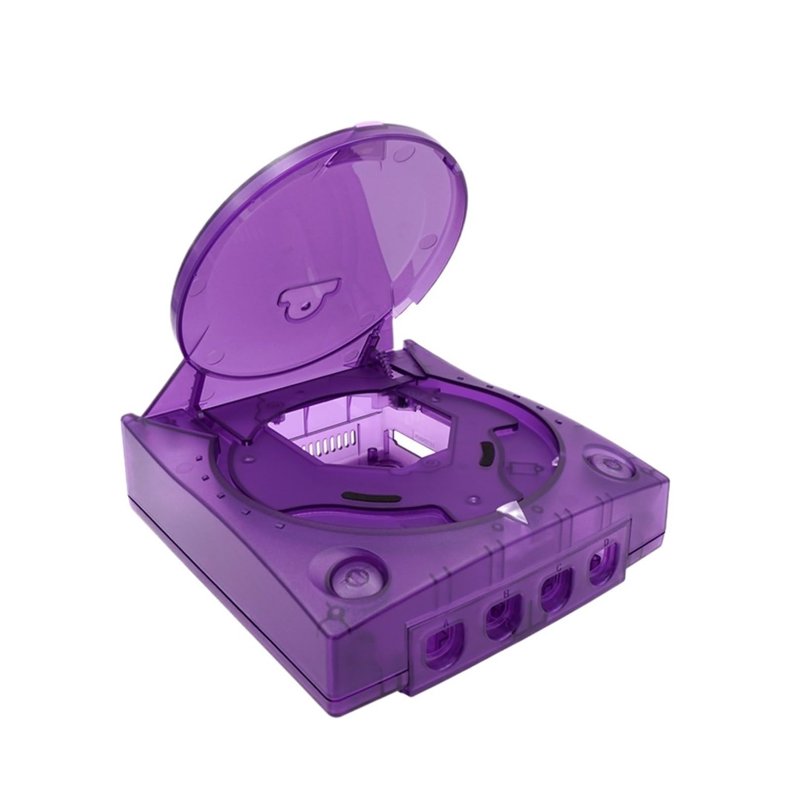 Guscio Di Plastica Di Ricambio Trasparente For Console For Videogiochi Retrò - Compatibile Con SEGA Dreamcast - Compatibile Con Bitfunx(TRN OR)