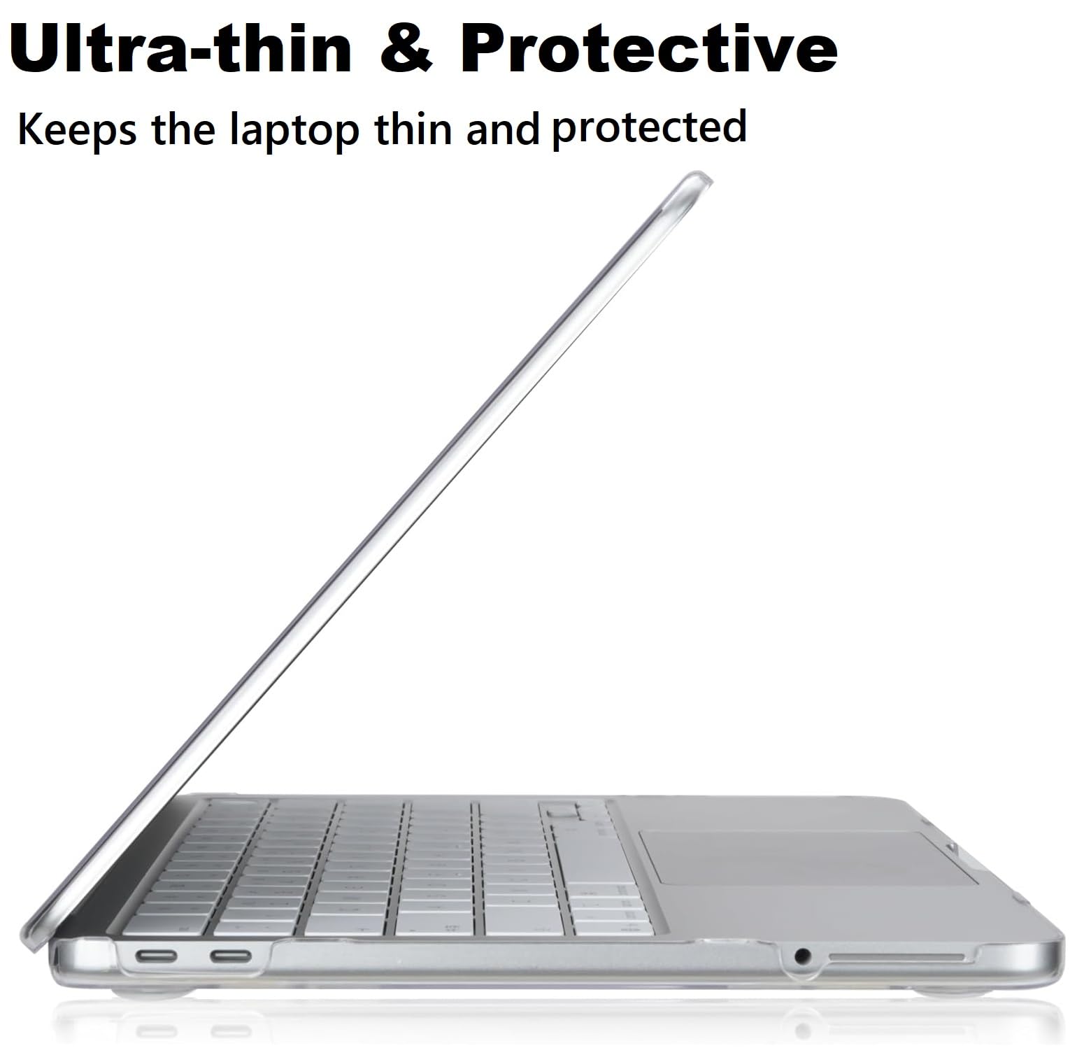 Midkart Compatible with MacBook Neo Case 13 inch 2026 Release Model A3404 with A18 Pro Chip Hard Shell Case Cover with Keyguard and Dustplugs, Crystal Clear — Amazon image 4