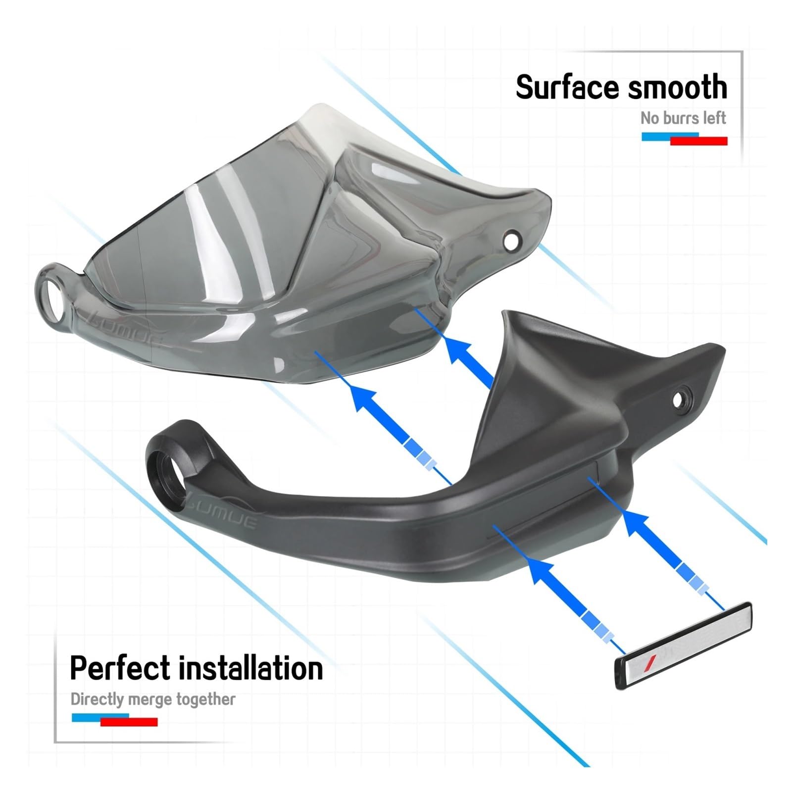 Paramani Manubrio Moto Per Zontes 350M 350D 150D 150M 350E M350 D350 M ZT350 Moto Paramani Manubrio Protezione Della Mano Shield Protector Maniglia Leva(Handguard)