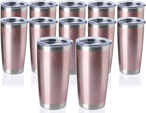 Vaso de acero inoxidable de doble pared con aislamiento al vacío, vaso para café, taza con tapa para viajar, resistente, con revestimiento de polvo,