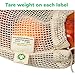 Reusable Organic Cotton Mesh Produce Bags - 100% Cotton, Durable, Double Stitched, Washable with Tare Weight & Drawstring - Mesh Bags for Grocery Shopping, Vegetables & Fruits | 6 Sizes (2L, 2M, 2S)