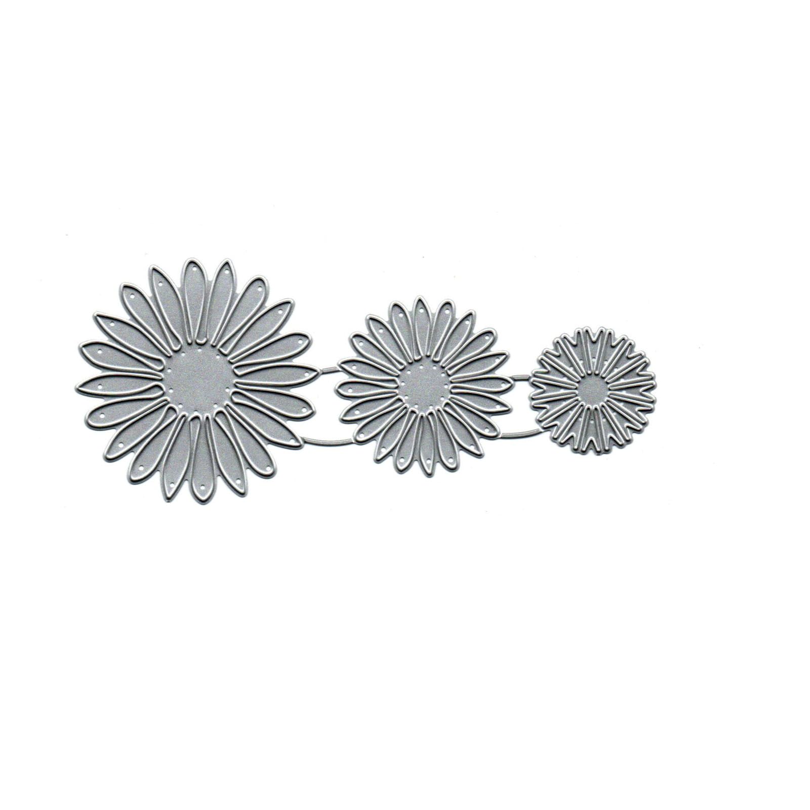 1 Pcs Daisy Flower Cutting Dies,Flower Die Cuts,DIY Scrapbooking Artist Metal Cutting Dies Stencils Scrapbooking Bloom Die Cut For Card Making DIY Album Embossing Craft New