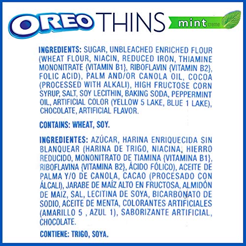 Image of Oreo (ORMT9) Thins Flavored Creme and Thins Original Chocolate Sandwich Cookies Variety Pack, Oz Mint 39.3 Ounce