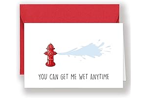 Funny Firefighter Card: Congrats Graduation Cheeky Anniversary Birthday For Him