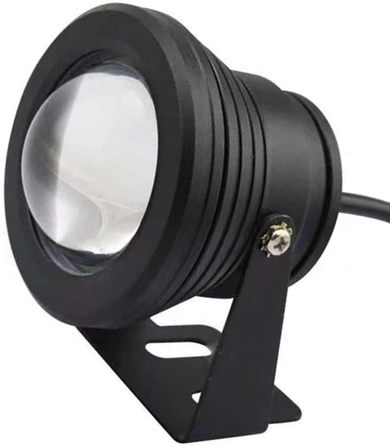 Submersible LED Fountain Light - 10W Underwater Pond Lights, IP68 Waterproof Convex Mirror RGB Pool Spotlight, 12V Garden Outdoor Landscape Lamp
