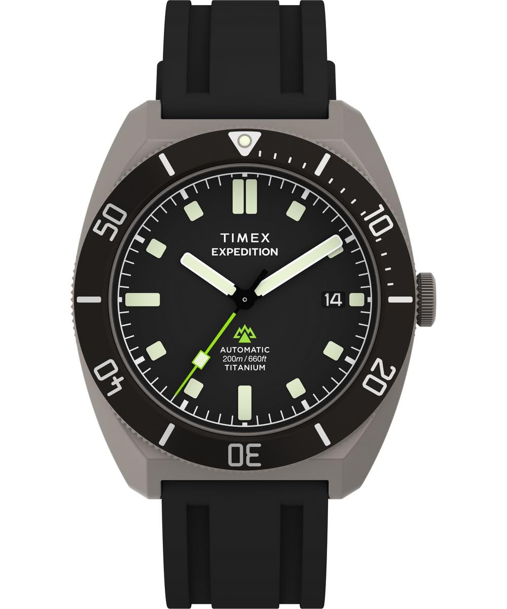Timex Black Mens Analogue Watch Expedition Pioneer TW2Y63600