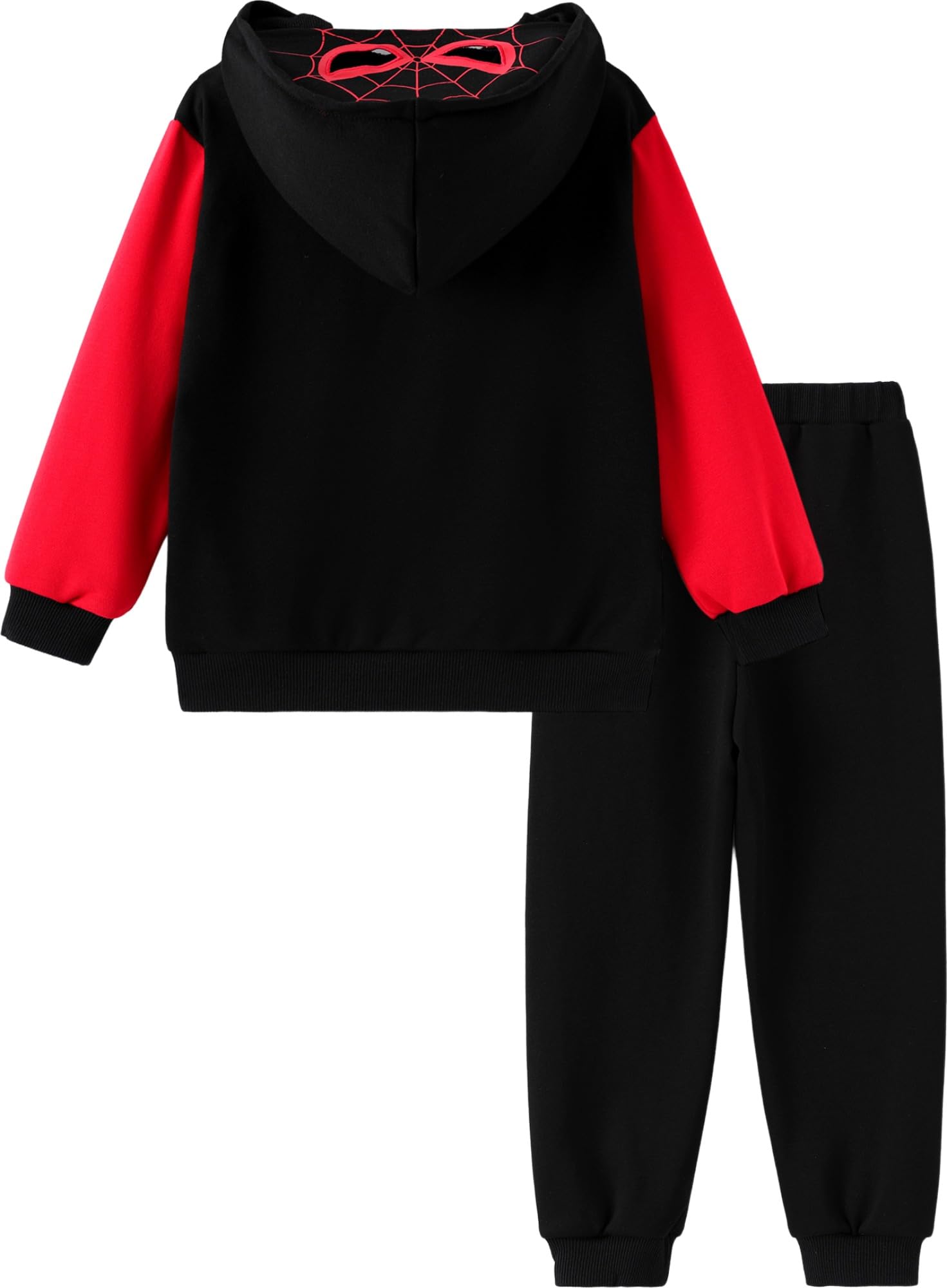 Marvel Costume cosplay Spiderman Avengers 2 pezzi tasca felpa con cappuccio e pantaloni Hulk con cappuccio Venom Capitan America abbigliamento bambino 2-9 anni