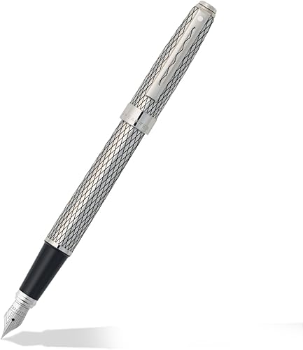 Miniatura 1 de Sheaffer Prelude SignaturePluma estilográfica con baño de paladio grabado en patrón imperial 91690