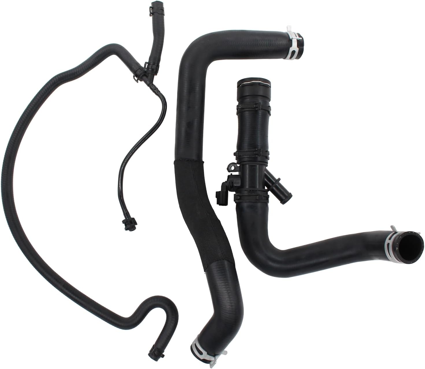 MOTOKU Radiator Coolant Upper and Lower Hose and Overflow Hose for Land Rover LR4 Range Rover Sport 5.0 Naturally Aspirated 2010-2013