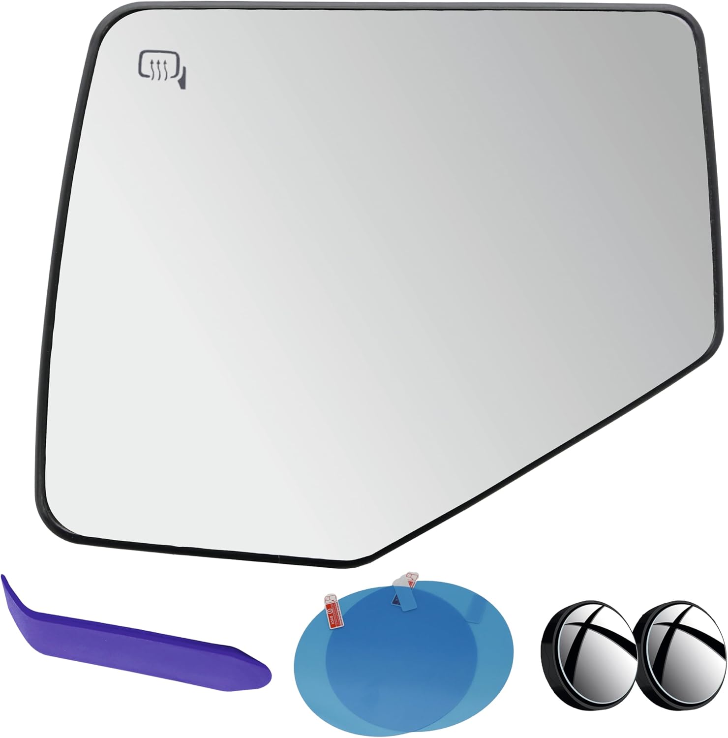 EAP Driver Side Mirror Glass Compatible with Ford Explorer 2006-2010, Sport Trac 2007-2010, Ranger 2006-2011, Mercury Mountaineer 2006-2010, Mazda B4000 B2300 2006-2009, B3000 2006-2007, Heated