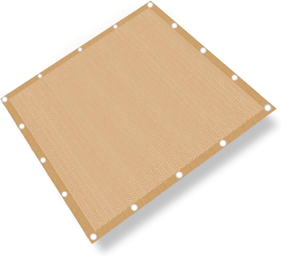 Shade Cloth, 90% Sun Shade Fabric Privacy Screen, Shade Cover for Patio Garden Pergola Shade Cover Canopy with Gromments Sand 8x12ft 8x12 FT Sand