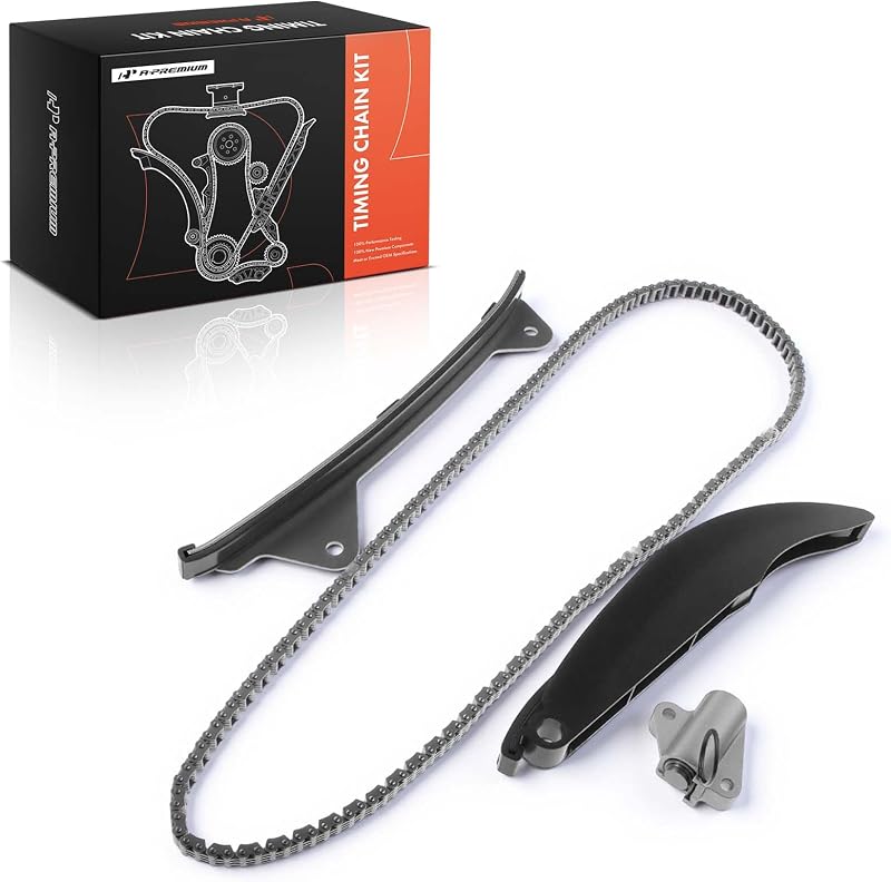 Kit de corrente de distribuição A-Premium com tensionador e guia para Hyundai Elantra, Elantra GT e Kia Soul DOHC 1.8L 2.0L – 4 peças