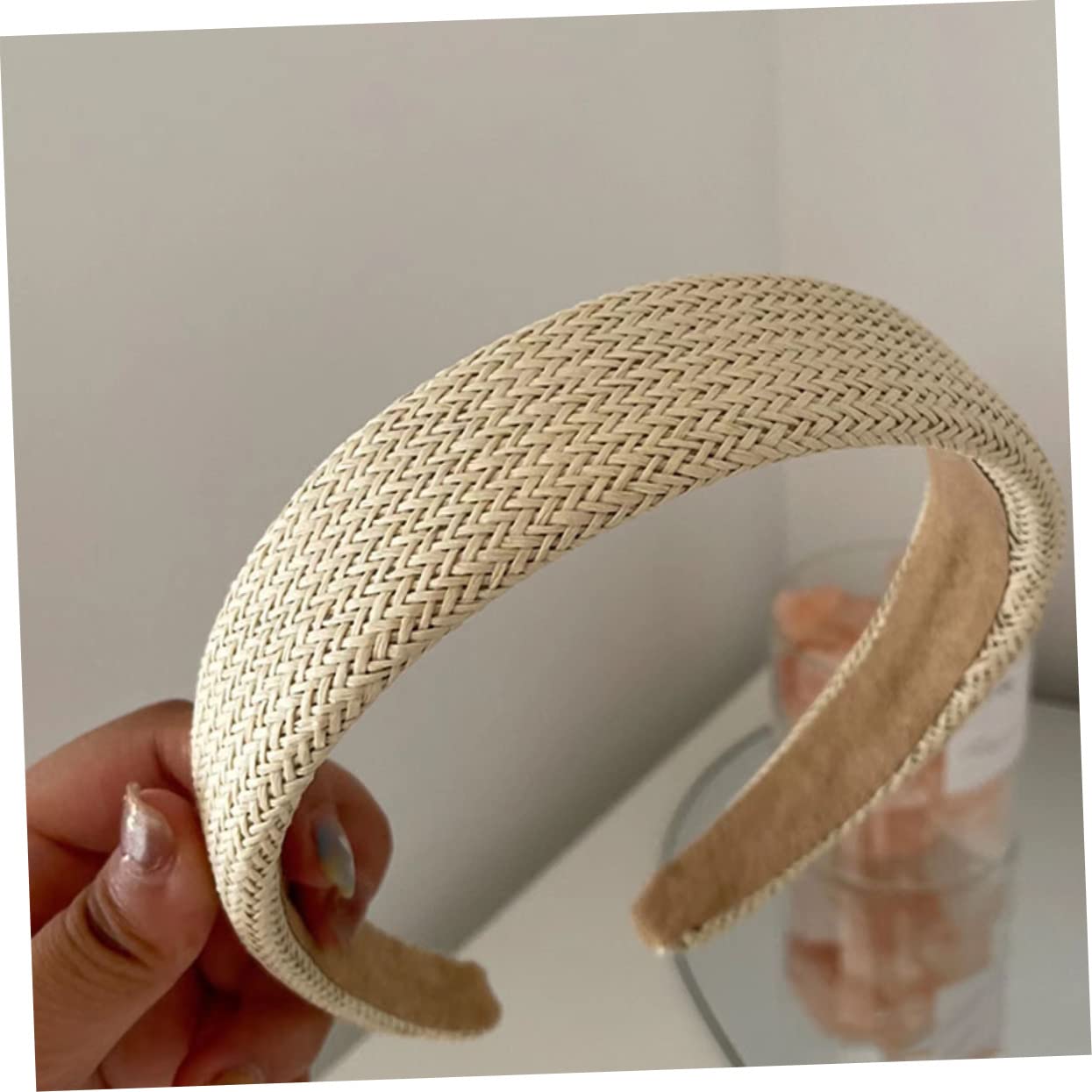 MAGICLULU 9 Pz Intrecciata Fasce Per Da Donna Arredamento Alla Moda Fasce Intrecciate Elastici Per Per Ragazze a Nodo Per Plastica Mancare Trucco