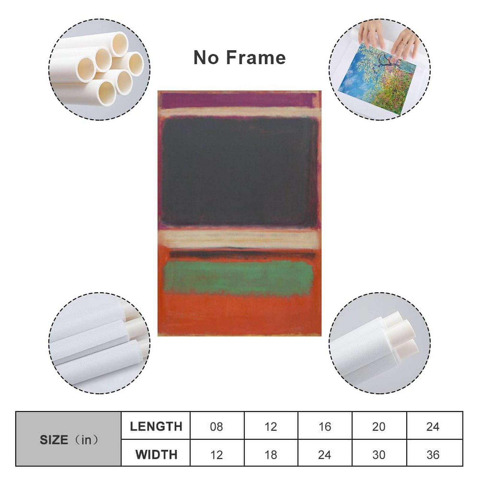 Amazon.co.jp: Marks Rothko マーク・ロスコNo.3 No.13