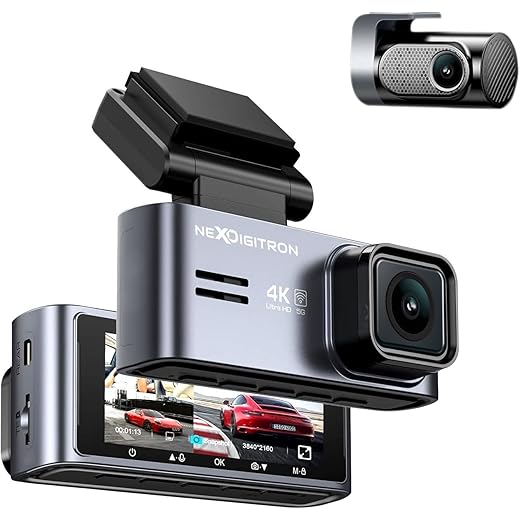 NEXDIGITRON PRIME Plus 4K Dash Camera 2 Inch