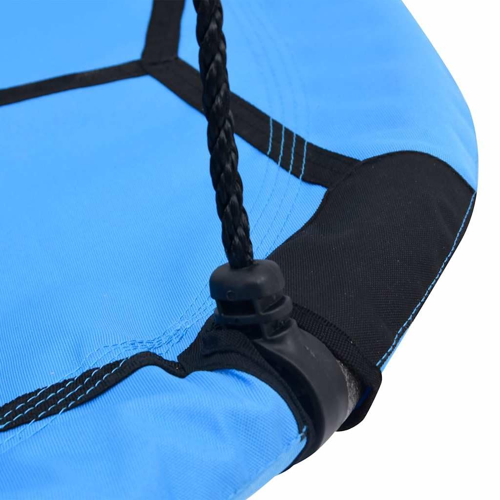 Altalena a nido da calcio da 100 cm con telaio in acciaio e tessuto Oxford, sospensione regolabile, altalena da giardino per bambini, altalena da giardino per terrazze ed esterni