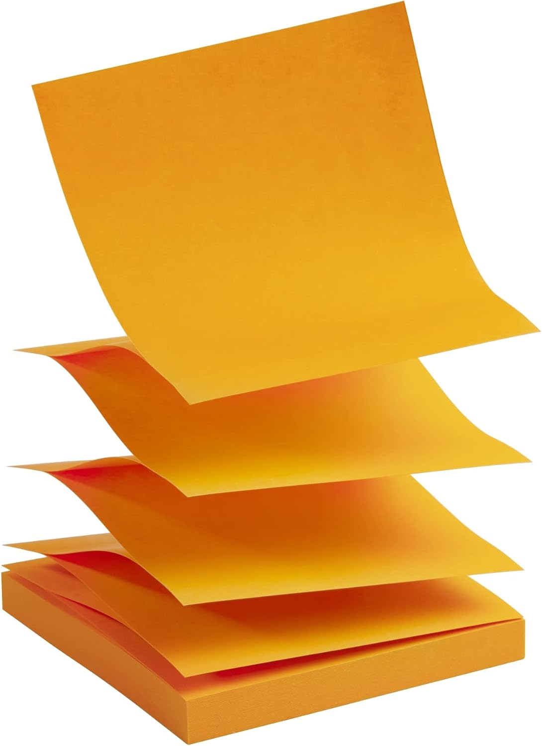 Office Depot® Brand Pop Up Sticky Notes, with Storage Tray, 3" x 3", Assorted Vivid Colors, 100 Sheets Per Pad, Pack of image 2