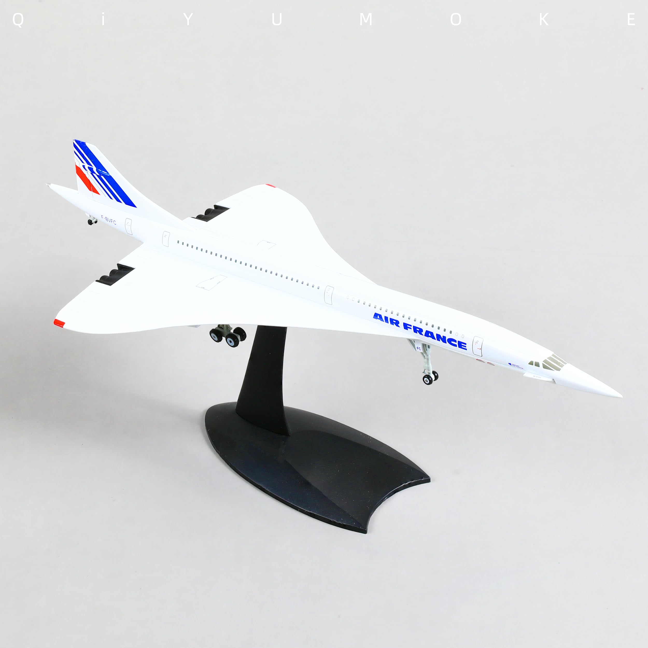 QIYUMOKE 1:200 Scale Die-cast Metal Concorde Airplane - Air France Edition, 07.air France 1/200, 1/200 - Image 3