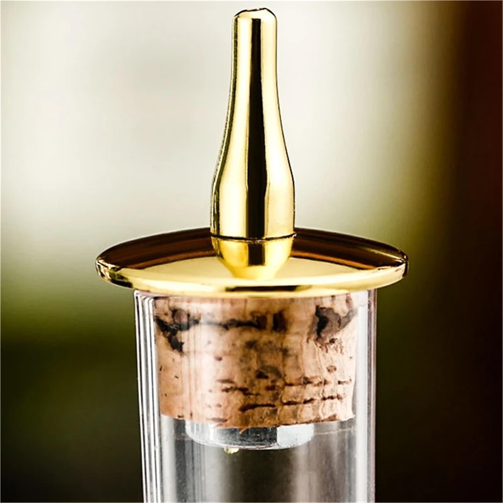 Bouchons de vin 6 pièces bouchon bouteille amère d'essence goutteur liqueur Dasher hauts ensemble Cocktail for garder le Champagne frais(Mixed)